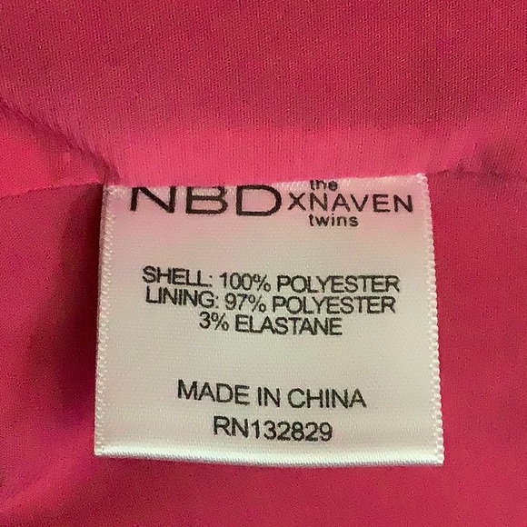 NBD x Naven Magenta Cut-out Mini Dress - Picture 8 of 9
